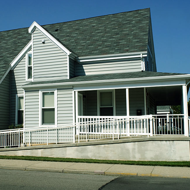a houses deck and handicap ramp waynesville nc