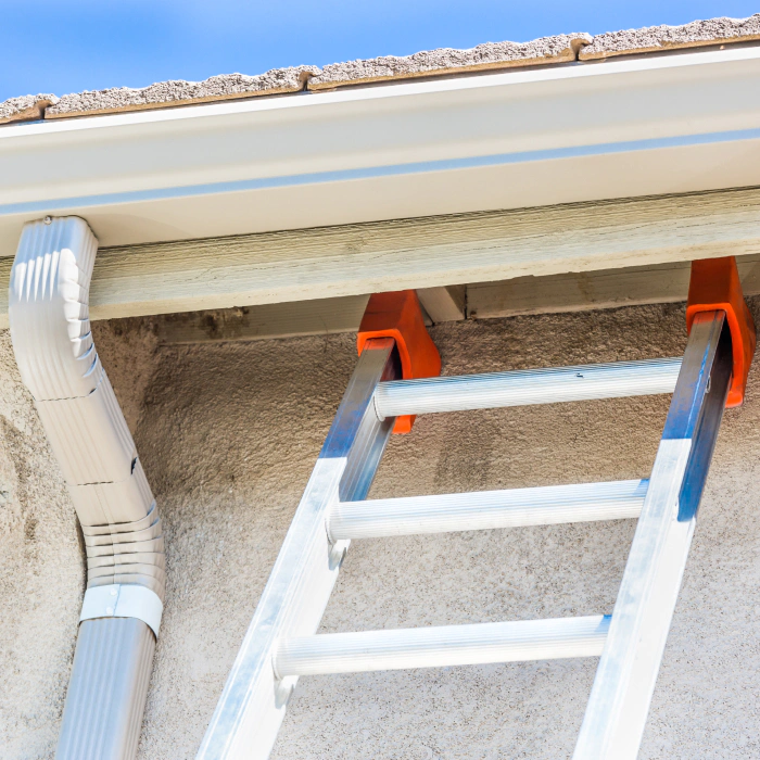 gutter installed in a house west canton nc