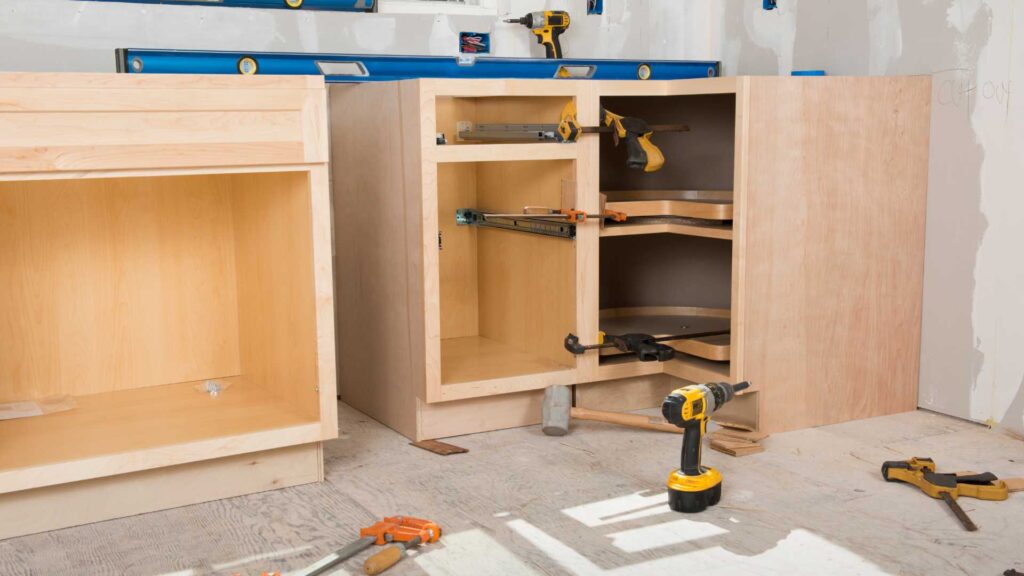 custom remodeled garage design tools close up 1